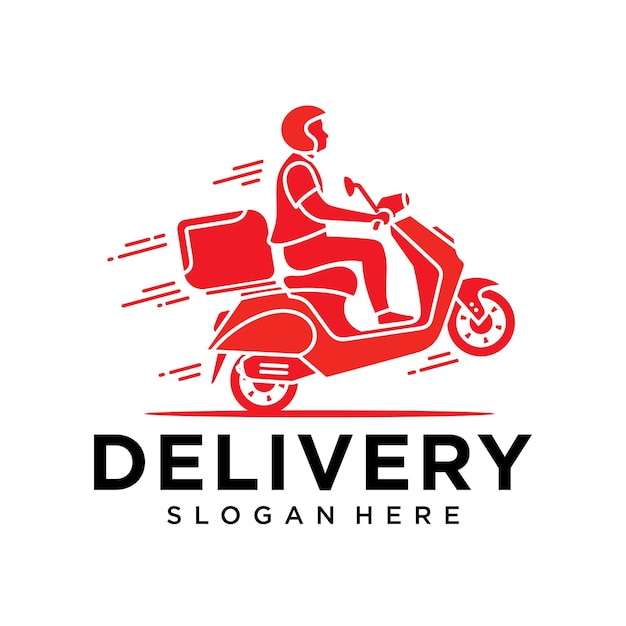 Express delivery logo design vector template