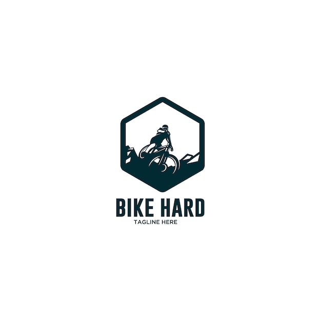 extreme cycling downhill logo