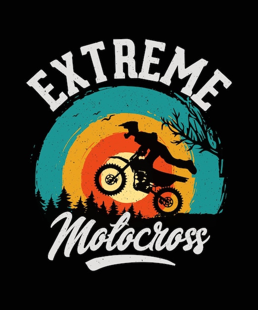 Extreme motocross Dirt Biker Tshirt