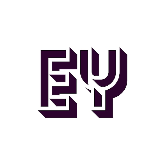 EY 3d logo design