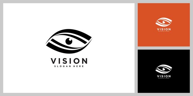 eye abstract logo vector designs