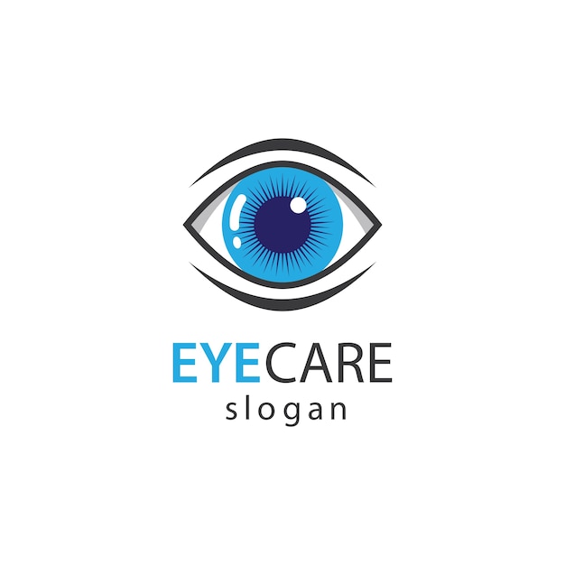 Eye care logo images illustration design