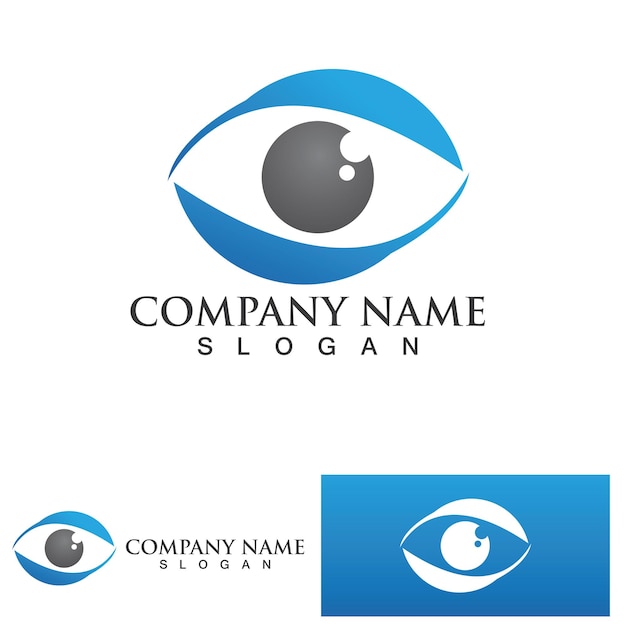 Eye Care logo vector design