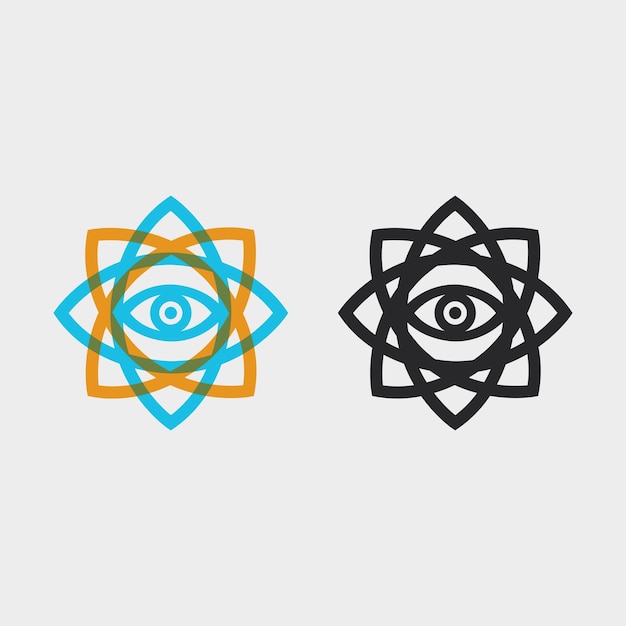 Eye Care vector logo design