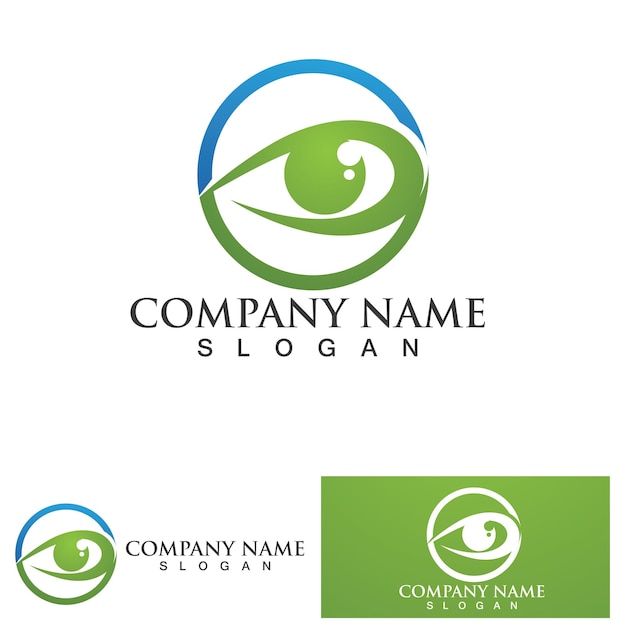 Eye Care vector logo design