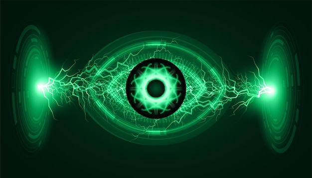 eye future technology concept background