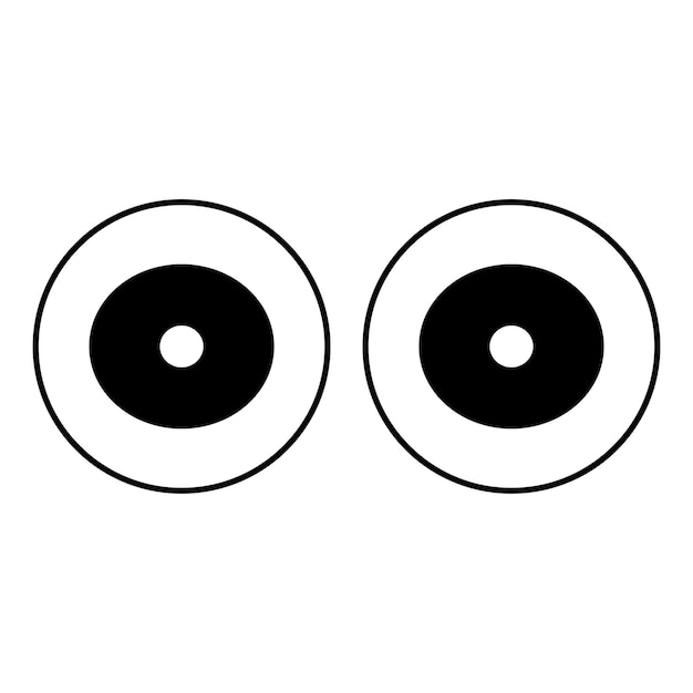 Eye icon vector