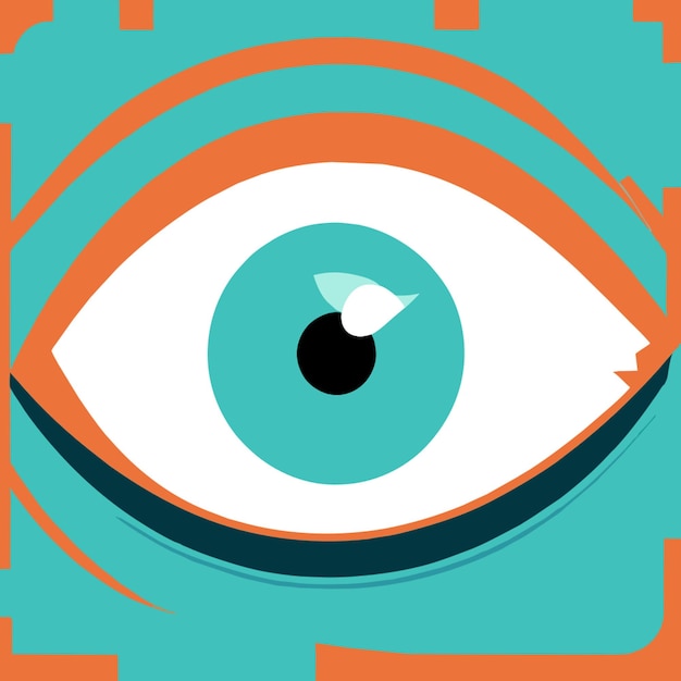 Vector eye ilness vector illustration flat 2