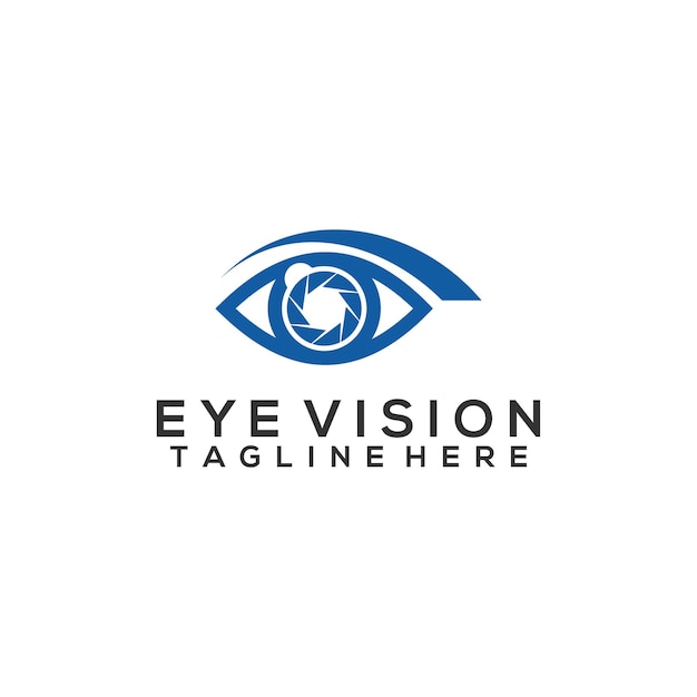 Eye logo concept vector isolated in white background