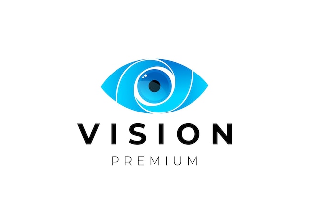 Eye logo with the title'vision premium '