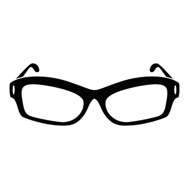 Eyeglasses icon Simple illustration of eyeglasses vector icon for web