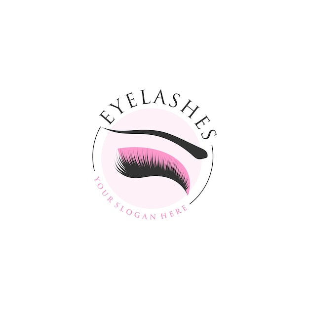 Eyelashes logo design with fresh and unique creative idea