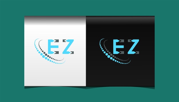 EZ initial modern logo design vector icon template