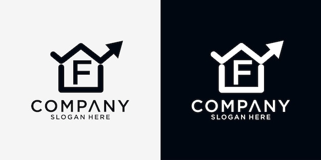 F Home finance logo design