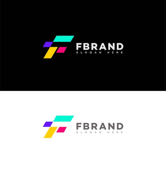 F Letter Logo Icon Brand Identity F Letter Sign Symbol Template