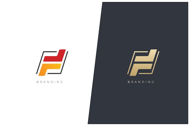 F Letter Logo Vector Concept Icon Trademark. Universal F Logotype Brand