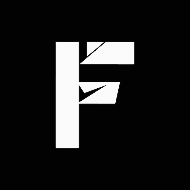 Vector f letter vector logo