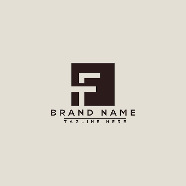 F Logo Design Template Vector Graphic Branding Element.