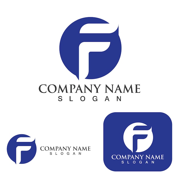 F logo Letter vector icon