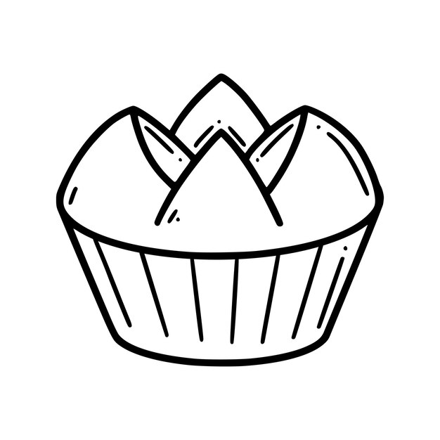 Fa gao Chinese fortune cake vector illustration