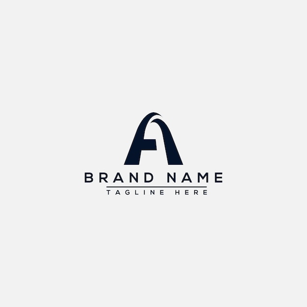 FA Logo Design Template Vector Graphic Branding Element