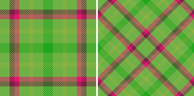 Fabric background pattern Texture check seamless Plaid vector tartan textile