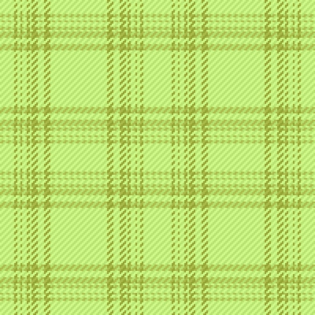 Fabric pattern seamless Tartan textile plaid Vector background check texture