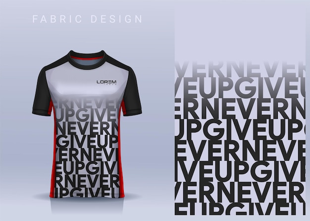 Fabric textile design for tshirt Soccer jersey