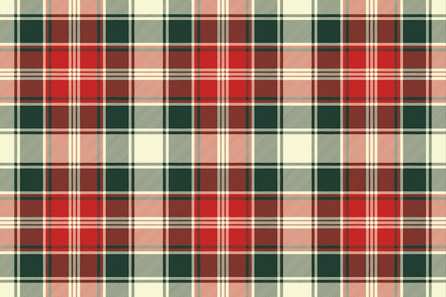 Fabric texture check plaid seamless pattern