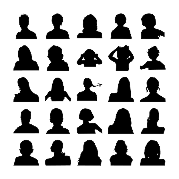 Face Silhouettes Pack