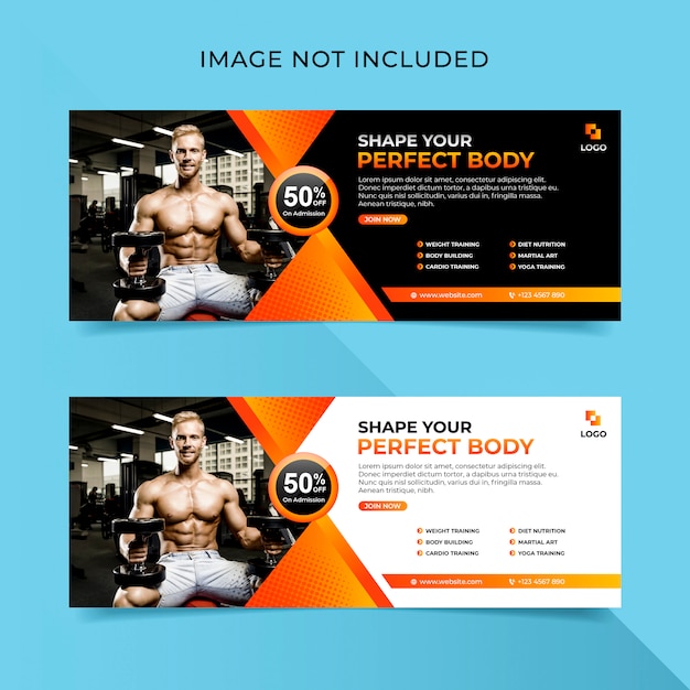 Facebook banner template design