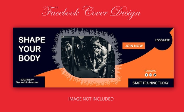 Vector facebook cover design