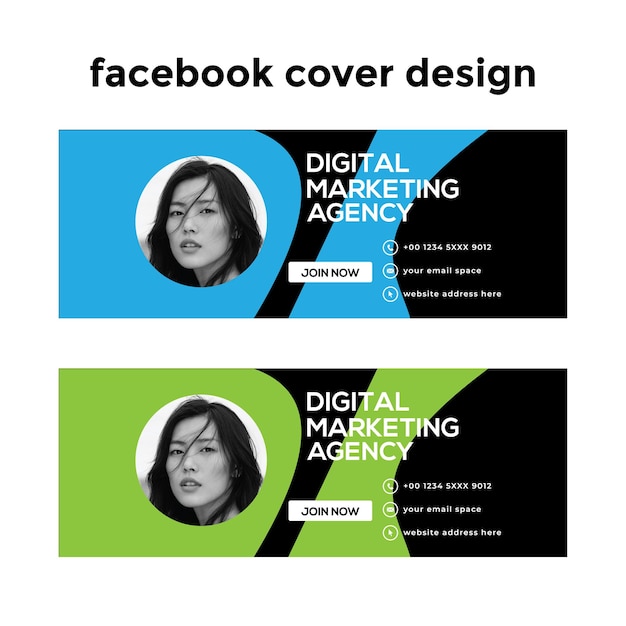 Facebook Cover Web Banner Social Media Cover Design Template