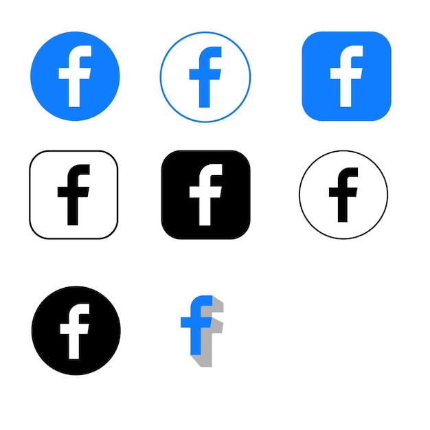 facebook icons, facebook logo, facebook symbols