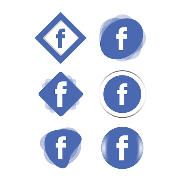 Facebook Meta social media logo icon technology, network. background, Vector illustration, Like, Sha