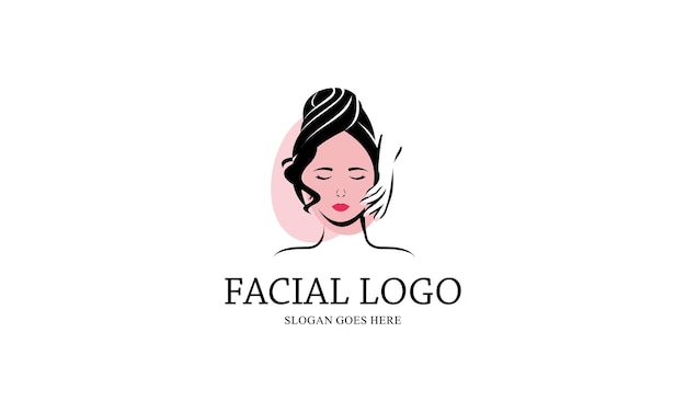 Facial for Salon or Treatment Logo