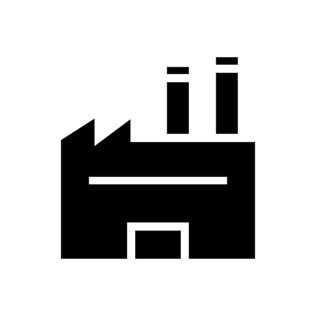 Vector factory icon