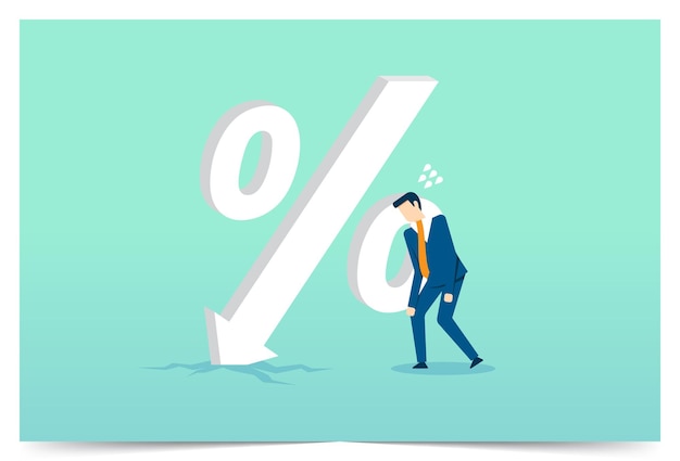 Fail percentage business unexpected entrepreneur bankruptcy Vector illustration design