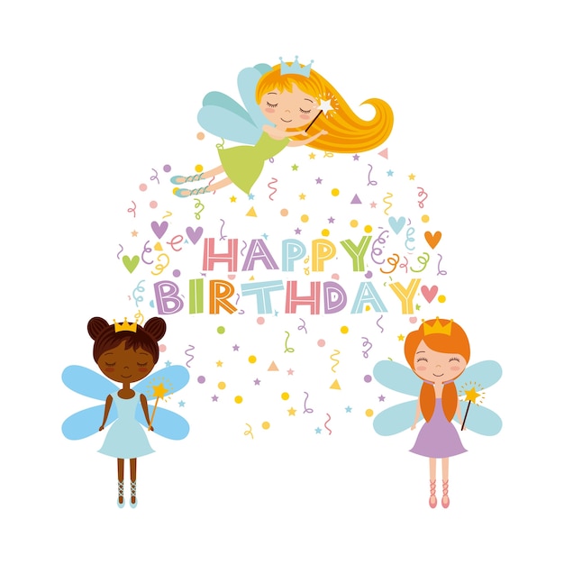 fairy birthday card