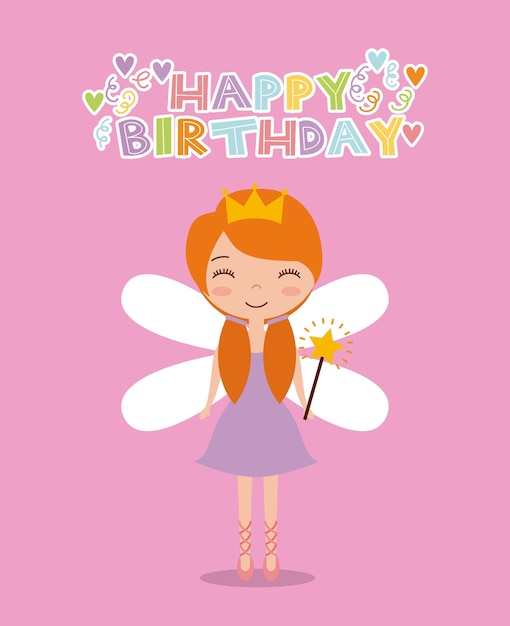 fairy birthday card