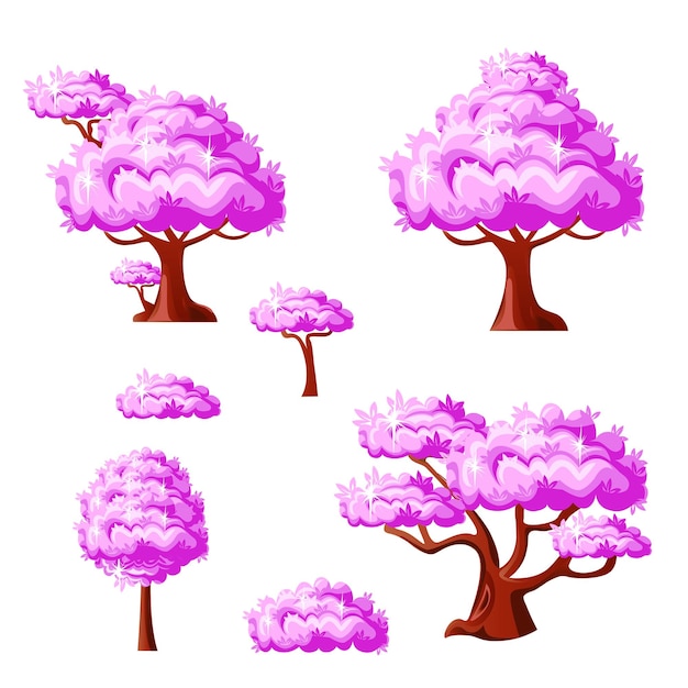 Fairy trees set