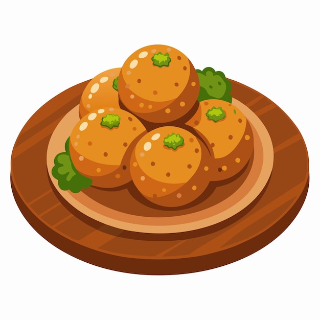 Falafel vector art