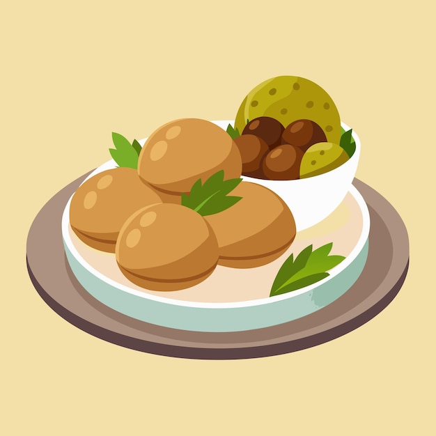 Vector falafel vector