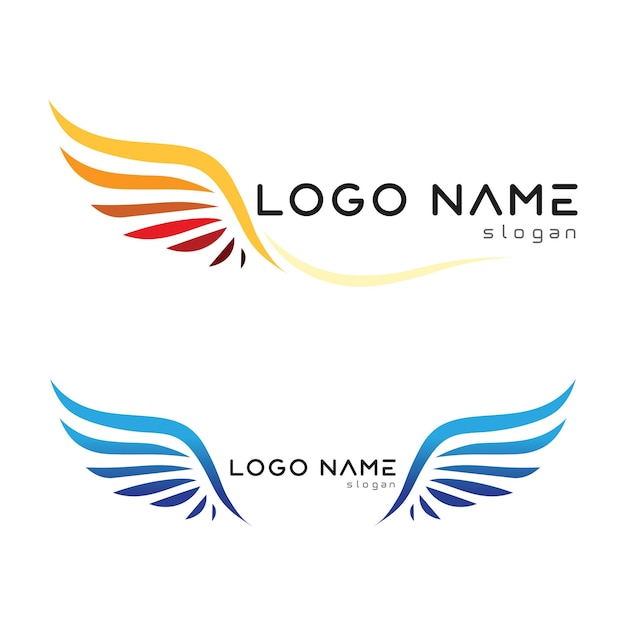 Falcon Eagle Bird Logo Template Vector Icon