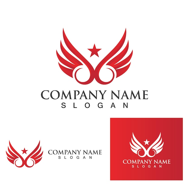 Falcon Logo Template vector illustration design