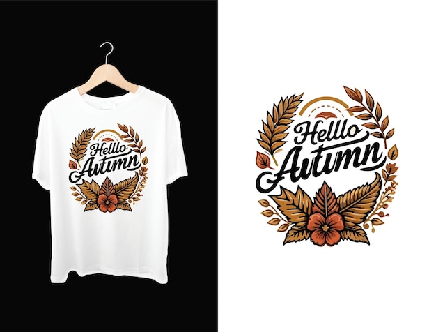 fall autumn design tshirt design