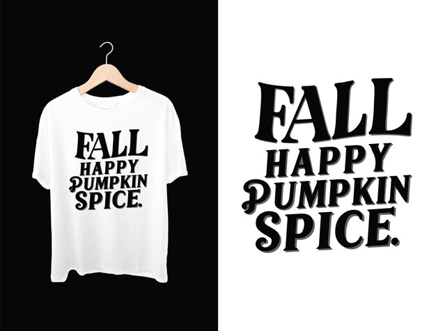 Vector fall autumn design tshirt design