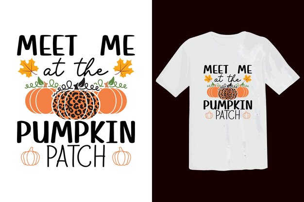 Vector fall and autumn pumpkin svg vector t shirt