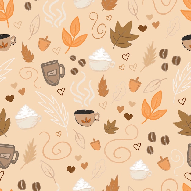 Fall background texture pattern