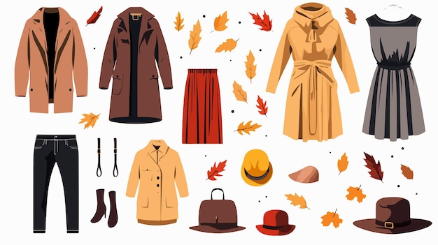 Fall Capsule Wardrobe Collection Fashion Casual Women